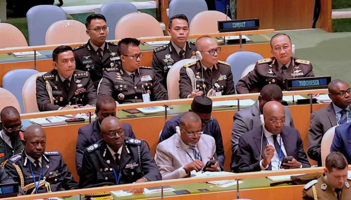 Polri kembali tegaskan Indonesia komitmen menjaga perdamaian dan keamanan dunia melalui partisipasi aktif pada UNCOPS 2026 di Markas Besar PBB, New York, Amerika Serikat. (Rabu, 08/07/2026)