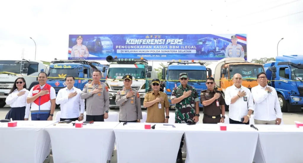Polda Sumsel menangani 96 LP. Dengan mengamankan 129 orang tersangka. Total barang bukti BBM ilegal yang disita mencapai 1.261.864 liter