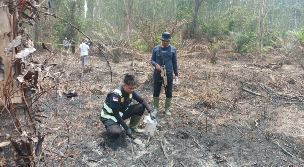 Buronan Karhutla di Siak Ditangkap, Diduga Bakar Lahan untuk Buka Kebun Sawit dan Halangi Pemadaman