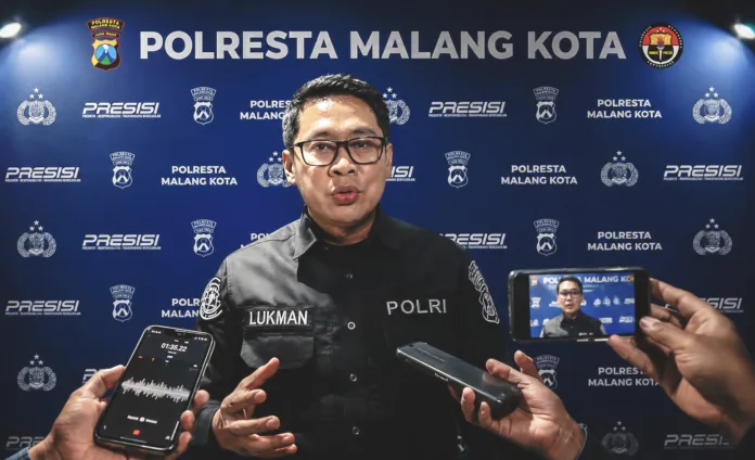Setelah Dikejar Korban dan Ditangkap Warga, Polresta Malang Amankan Terduga Pelaku Curanmor Dari Amukan Masa